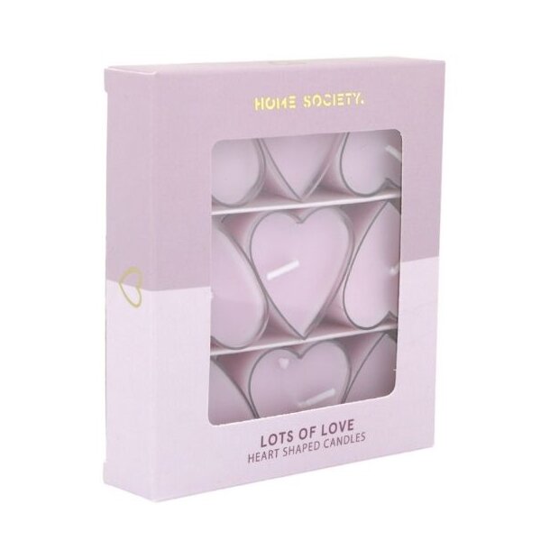 Home Society Deko-Kerze Love Hearts Set 9