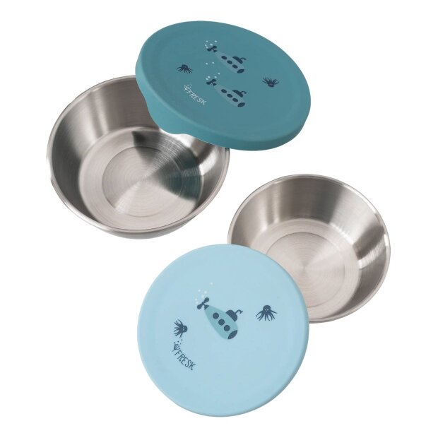 Edelstahl Fresk Snackbox 2er Set - U-Boot
