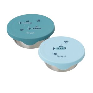 Edelstahl Fresk Snackbox 2er Set - U-Boot