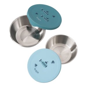 Edelstahl Fresk Snackbox 2er Set - U-Boot