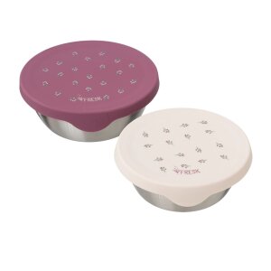 Edelstahl Fresk Snackbox 2er Set - Berries
