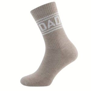 Ewers Tennissocken "DAD" - beige melange 43-45