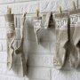 Ewers Tennissocken "DAD" - beige melange 43-45