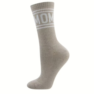 Ewers Tennissocken "MOM" - beige melange 39-41