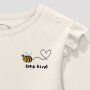 S.Oliver Baby Geripptes Langarmshirt mit Stickerei - Biene