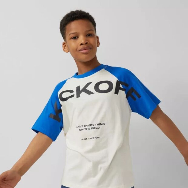S.Oliver Oversize T-Shirt mit Frontprint Kickoff