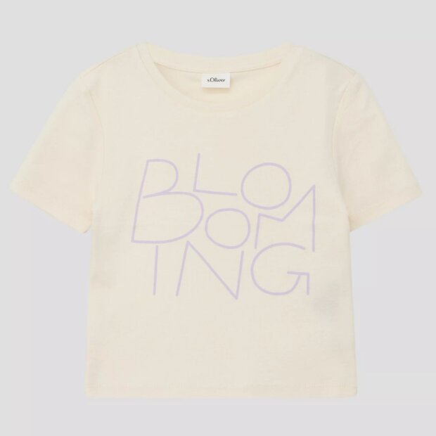 S.Oliver Cropped T-Shirt mit Frontprint