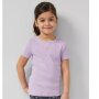 S.Oliver Ripp-T-Shirt mit Stickerei Flieder