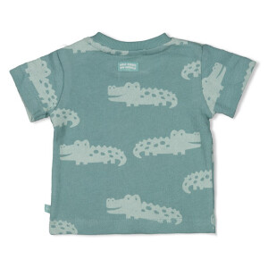 Feetje Bio- Baumwoll T-Shirt - Seegrün You Croc my...