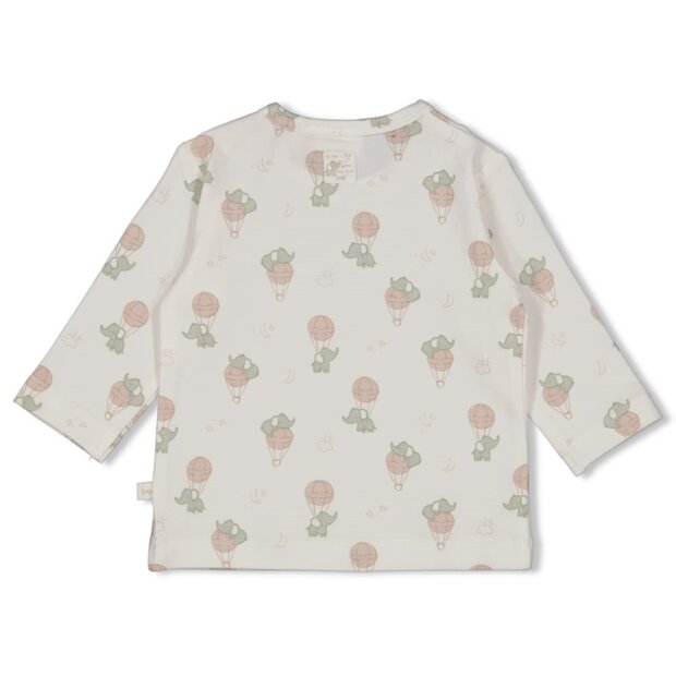 Feetje Bio- Baumwoll Longsleeve - Natur Elefant