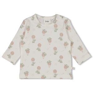 Feetje Bio- Baumwoll Longsleeve - Natur Elefant