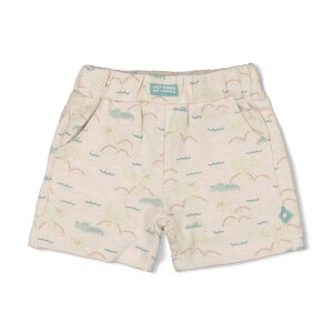 Feetje Bio- Baumwoll Short AOP - Natur Melange You Croc...