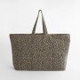 Große Canvas Tasche "Leopard"