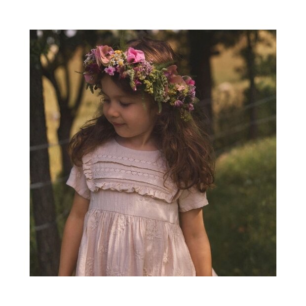 Lil Atelier loose fit Kleid Spitze - Pumice Stone