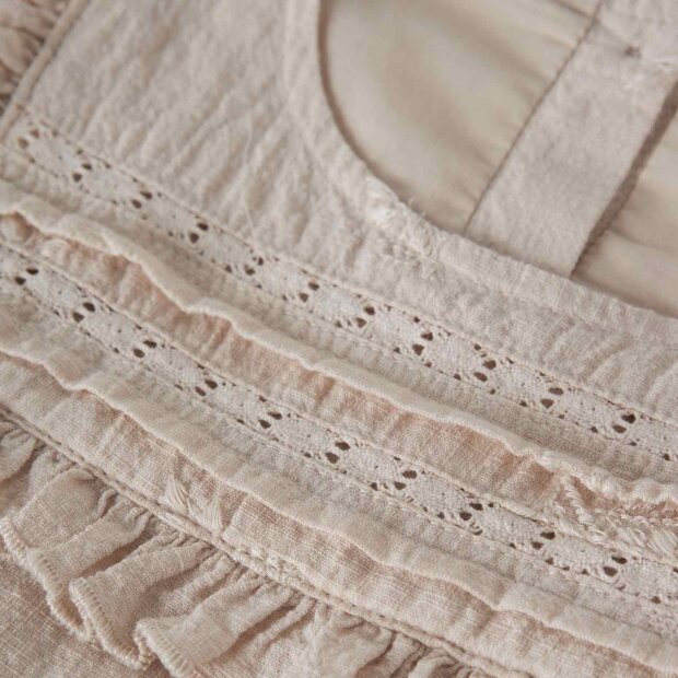 Lil Atelier loose fit Kleid Spitze - Pumice Stone