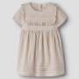 Lil Atelier loose fit Kleid Spitze - Pumice Stone