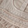 Lil Atelier loose fit Kleid Spitze - Pumice Stone
