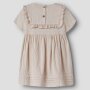 Lil Atelier loose fit Kleid Spitze - Pumice Stone
