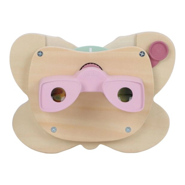 Little Dutch Holz Geschichtengucker Schmetterling - Rosa