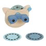 Little Dutch Holz Geschichtengucker Fuchs - blau