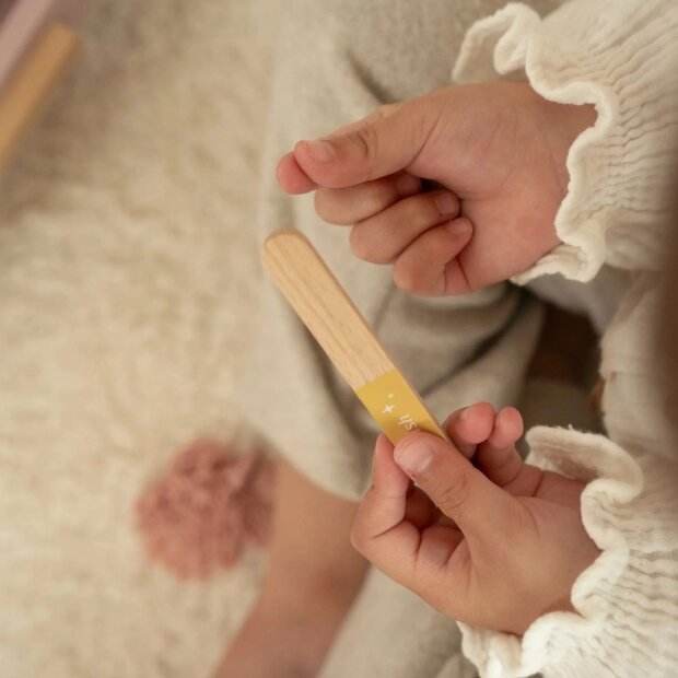 Little Dutch Holz Frisiertisch - Rosa - Essentials