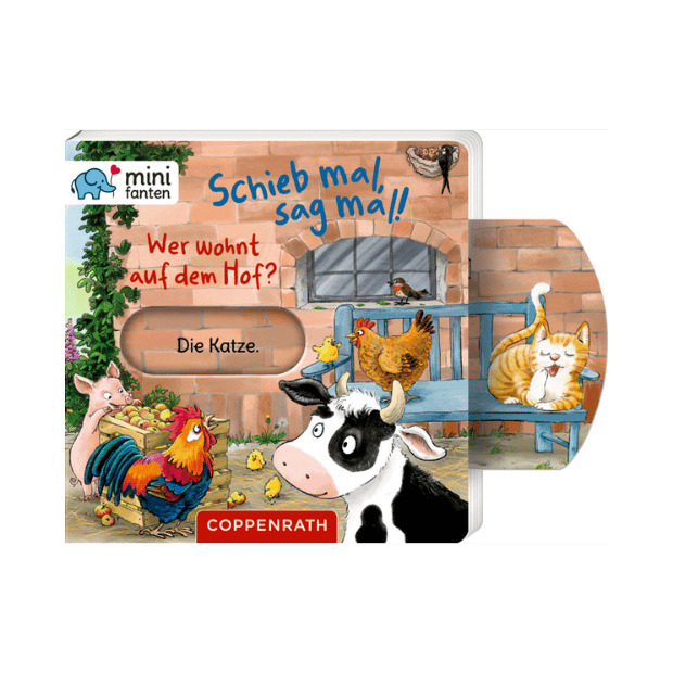 Coppenrath Kinderbuch - minifanten 49: Schieb mal, sag mal! Wer wohnt auf dem Hof?