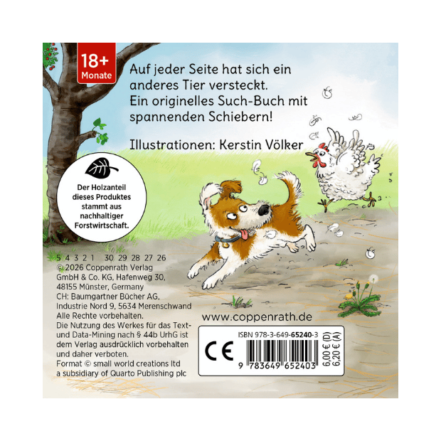 Coppenrath Kinderbuch - minifanten 49: Schieb mal, sag mal! Wer wohnt auf dem Hof?