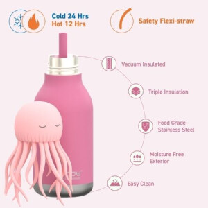asobu Bestie Trinkflasche 460ml - Qualle