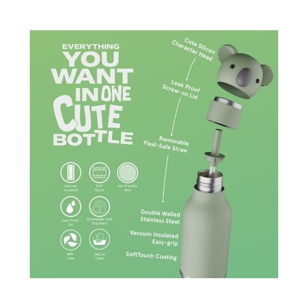 asobu Bestie Trinkflasche 460ml - Koala