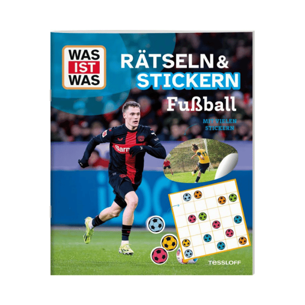 Tessloff WAS IST WAS Rätseln und Stickern: Fußball