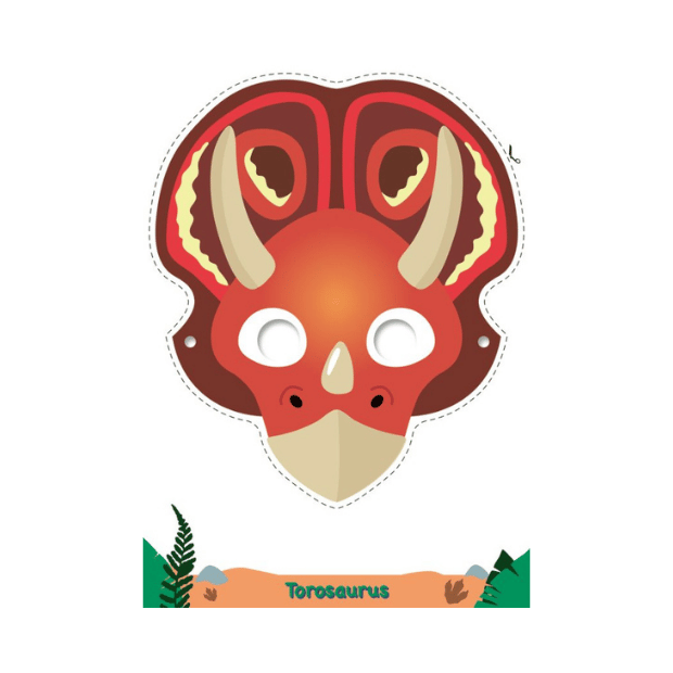 Tessloff Masken-Malblock Dinos