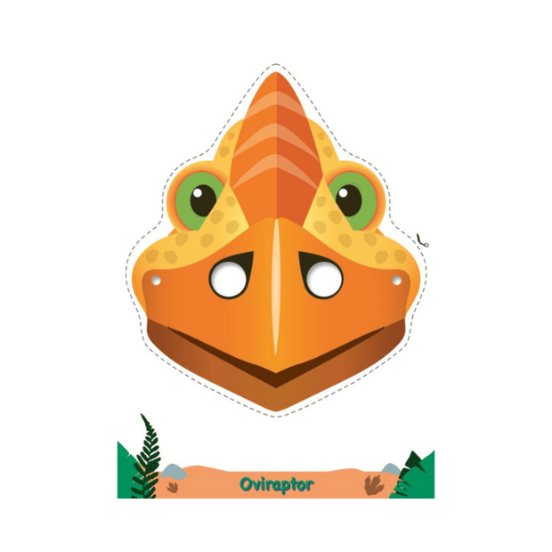 Tessloff Masken-Malblock Dinos