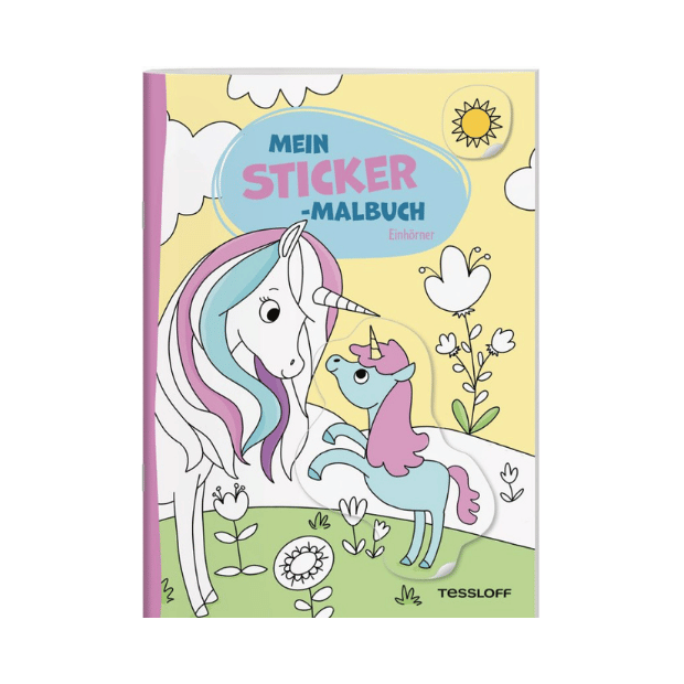 Tessloff Mein Sticker-Malbuch Einhörner
