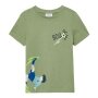 S.Oliver T-Shirt mit Frontprint - salbeigrün
