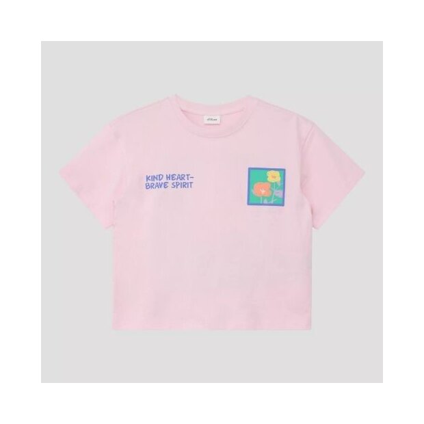 S.Oliver Oversize T-Shirt mit Front- und Rückenprint