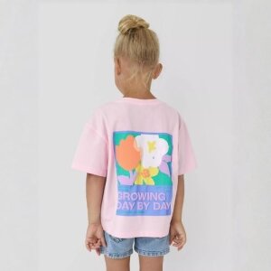 S.Oliver Oversize T-Shirt mit Front- und Rückenprint