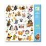Djeco 160 Sticker: kuschelige Freunde