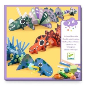 Djeco Fädeln - Gruselige Dinos