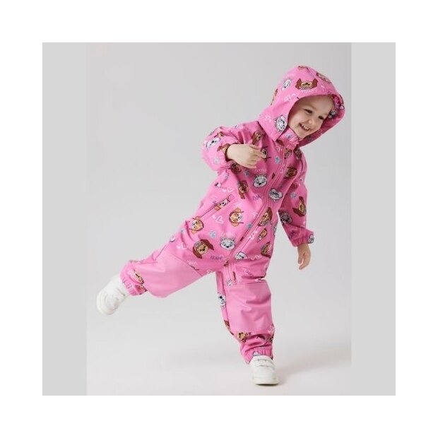 nameit Softshell Anzug - Paw Patrol Pink