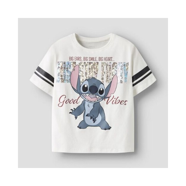 name it T-Shirt Stitch - Cloud Dancer