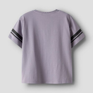 name it T-Shirt Stitch - Lavender Gray