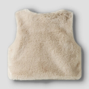 name it Baby FAKE Fellweste - Pumice Stone