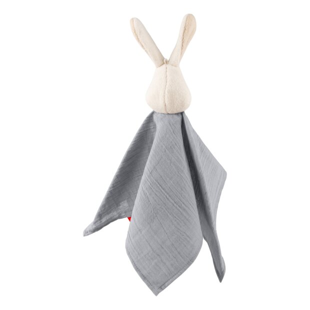 Sigikid Baby Musselin Schnuffeltuch Hase grau