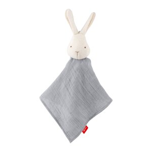 Sigikid Baby Musselin Schnuffeltuch Hase grau