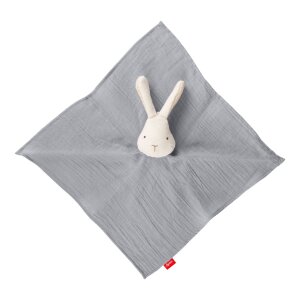 Sigikid Baby Musselin Schnuffeltuch Hase grau