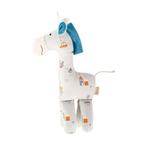 Sigikid Baby Greifling Giraffe blau