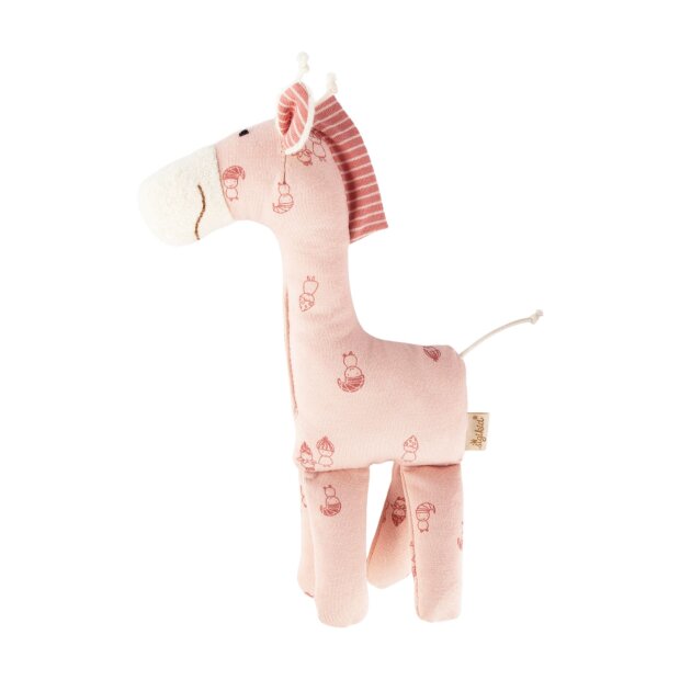 Sigikid Baby Greifling Giraffe rosa