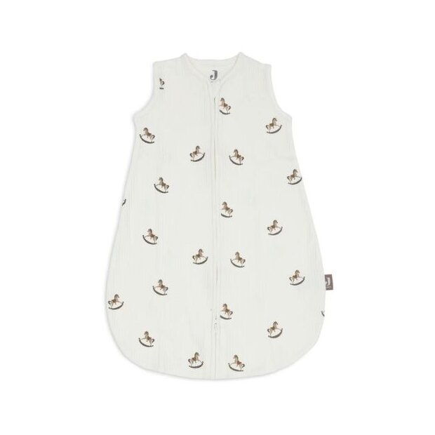 Jollein Baby Sommer Schlafsack Newborn Jersey 60cm - Rib - Nostalgic Ride 0-3M) 0.5TOG