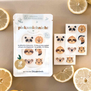 pieksmichnicht 12er Set Anti-Mücken-Stickern -...