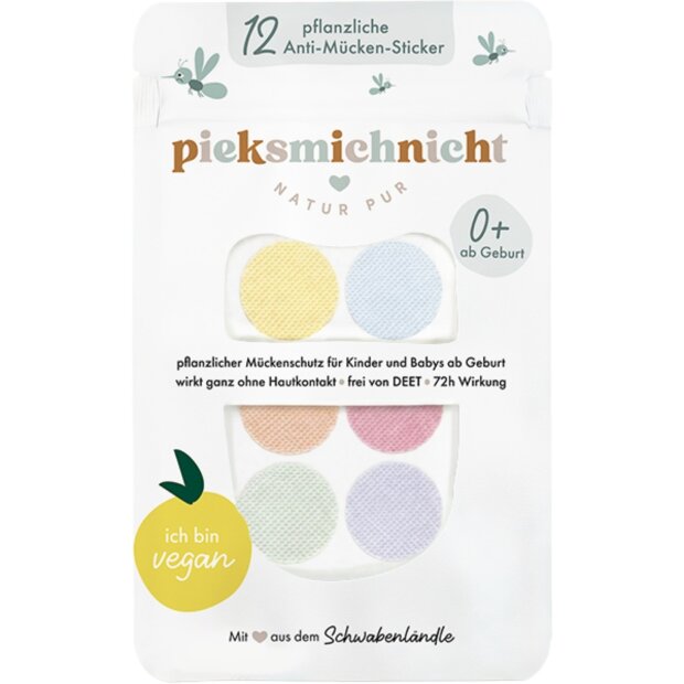 pieksmichnicht 12er Set Anti-Mücken-Stickern - Confetti Edition